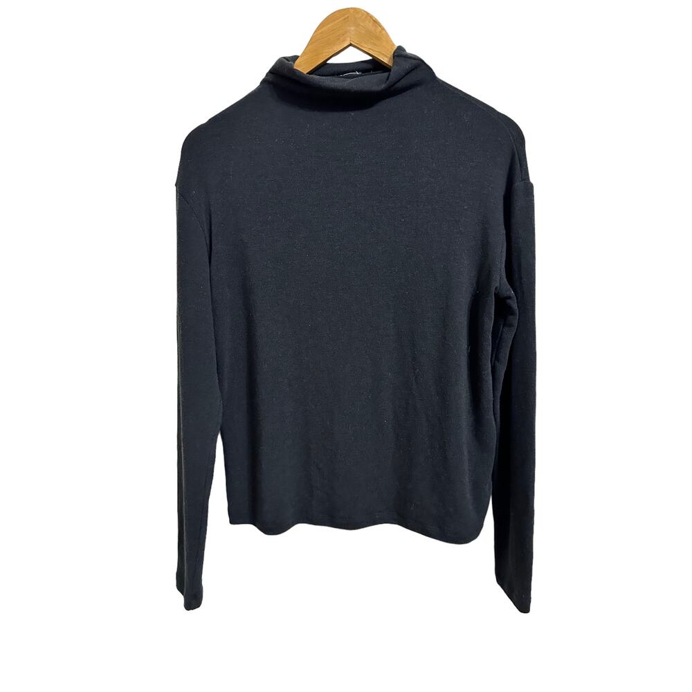 Minimalist Black Mock Neck Long Sleeve‎ Wilfred Free Aritzia Top 2XS